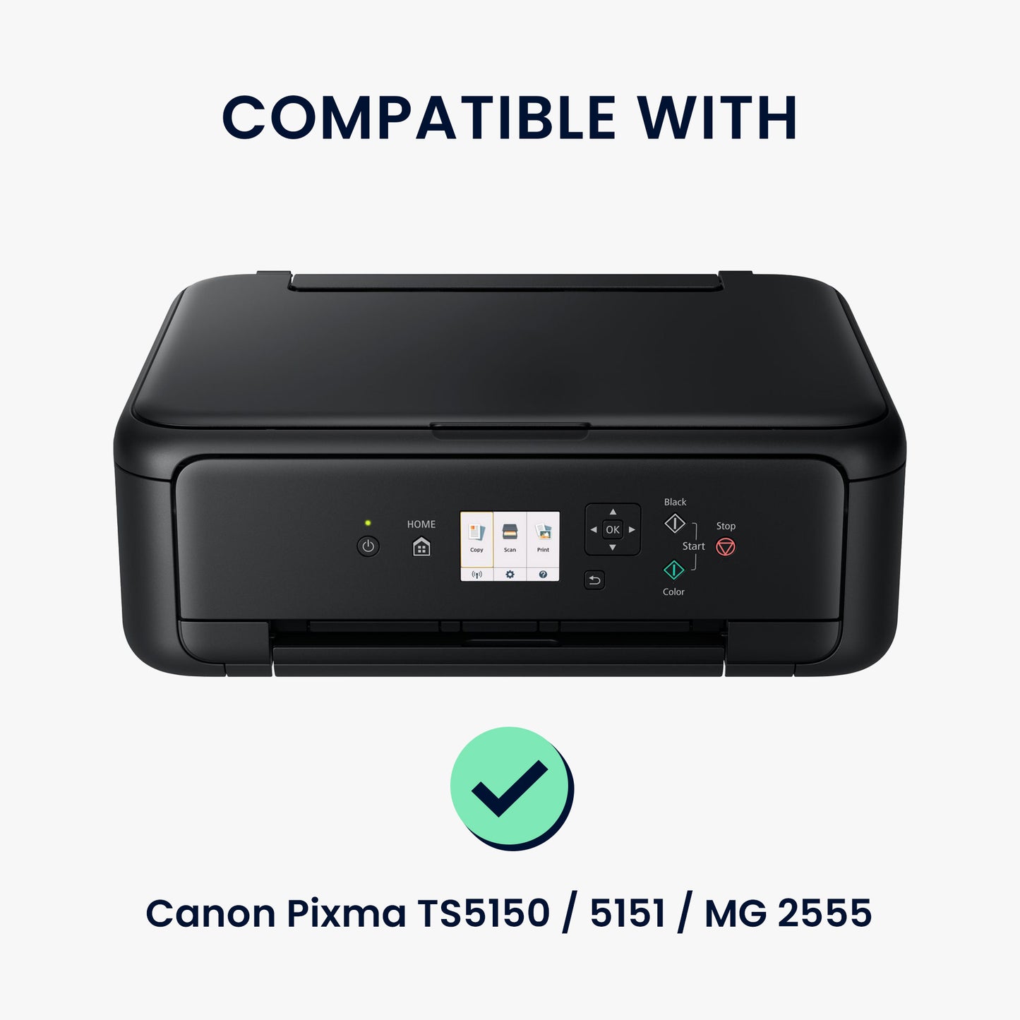 kwmobile Printer Cover Compatible with Canon Pixma TS5150 / 5151 / MG 2555 / Pixma MG2551S - Printer Dust Cover