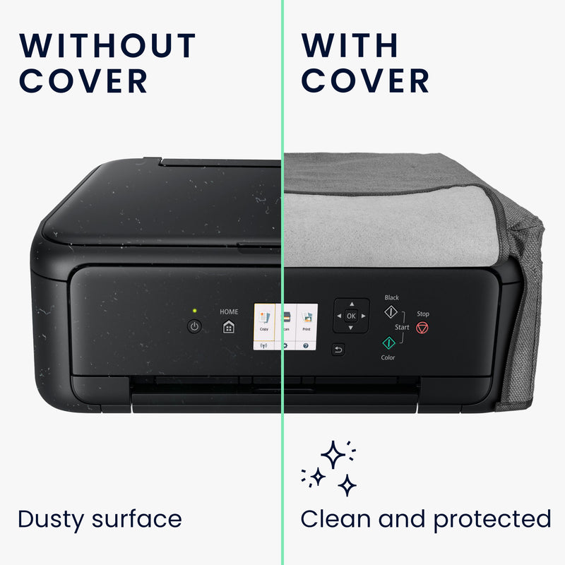 kwmobile Printer Cover Compatible with Canon Pixma TS5150 / 5151 / MG 2555 / Pixma MG2551S - Printer Dust Cover