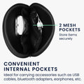 kwmobile Case Compatible with DOQAUS / H390 / WH-CH520 / WH-CH510 / Evolve 2 75 Bag - Protective Headset Cover with Inner Pockets