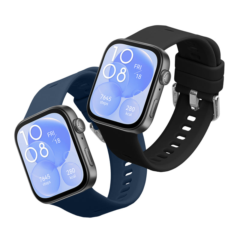 kwmobile Watch Strap for Huawei Watch Fit 3 Strap Fitness Tracker Band Set Replacement Strap Smartwatch