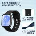 kwmobile Watch Strap for Huawei Watch Fit 3 Strap Fitness Tracker Band Set Replacement Strap Smartwatch