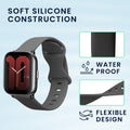 kwmobile Watch Strap for 20mm Amazfit Active 2 / 2 Square / Active Edge / Bip 3 / GTS 3 Fitness Tracker Band Set Replacement Strap Smartwatch