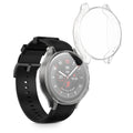 kwmobile Protective Case for OnePlus Watch 2 / OPPO Watch X Full Body Display Cover Set