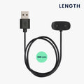 kwmobile USB Charger Cable compatible with Huawei Amazfit Bip 5 / GTR Mini / Amazfit Active / Active Edge Charging Cable Smart Watch Replacement Cable Fitness Tracker Charging Cable