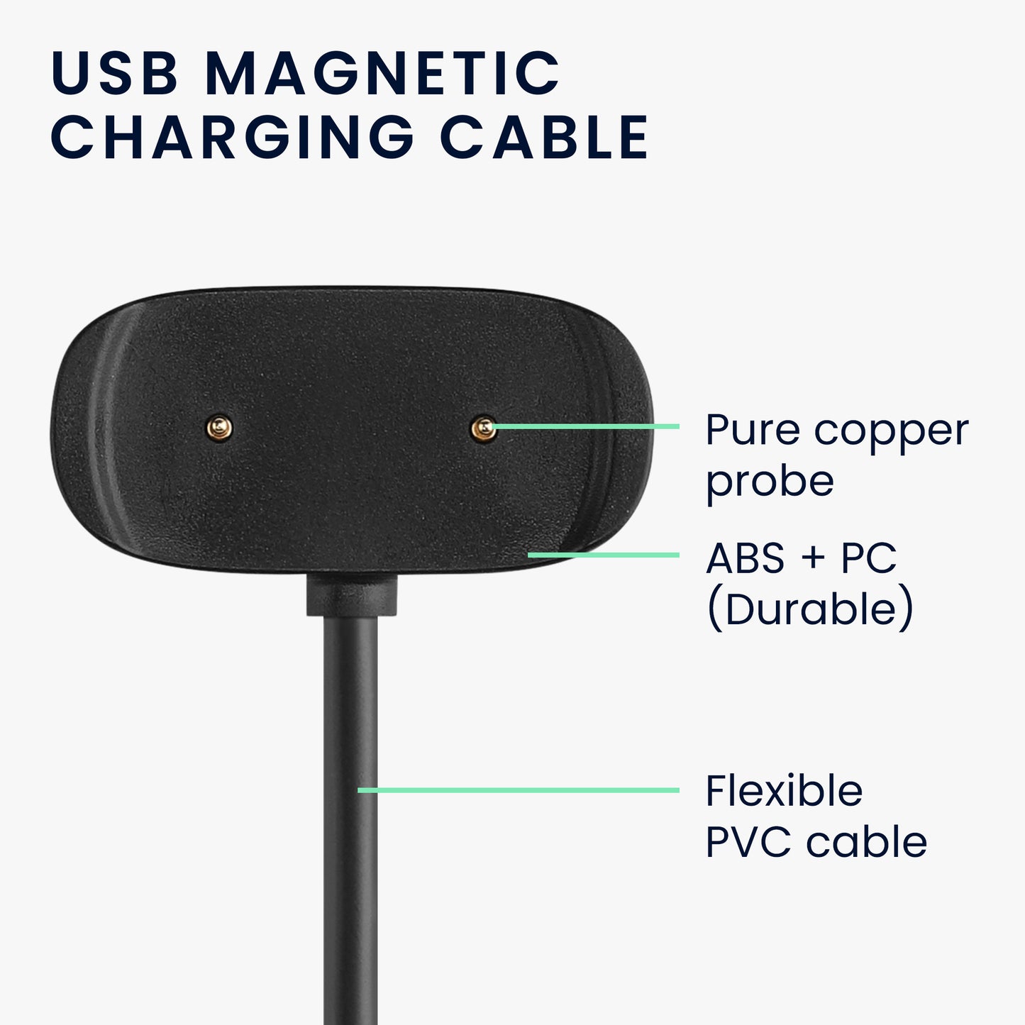 kwmobile USB Charger Cable compatible with Huawei Amazfit Bip 5 / GTR Mini / Amazfit Active / Active Edge Charging Cable Smart Watch Replacement Cable Fitness Tracker Charging Cable