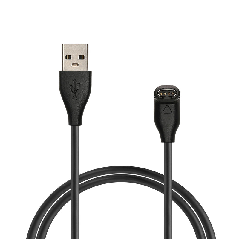 kwmobile USB Kabel Charger kompatibel mit Garmin Fenix 5 / Fenix 6 / Fenix 7 / Forerunner 745 / Tactix Delta Ladekabel - Smart Watch Ersatzkabel - Fitnesstracker Aufladekabel in Schwarz Schwarz  