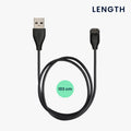 kwmobile USB Charger Cable compatible with Garmin Fenix 5 / Fenix 6 / Fenix 7 / Forerunner 745 / Tactix Delta Charging Cable - Smart Watch Replacement Cable - Fitness Tracker Charging Cable