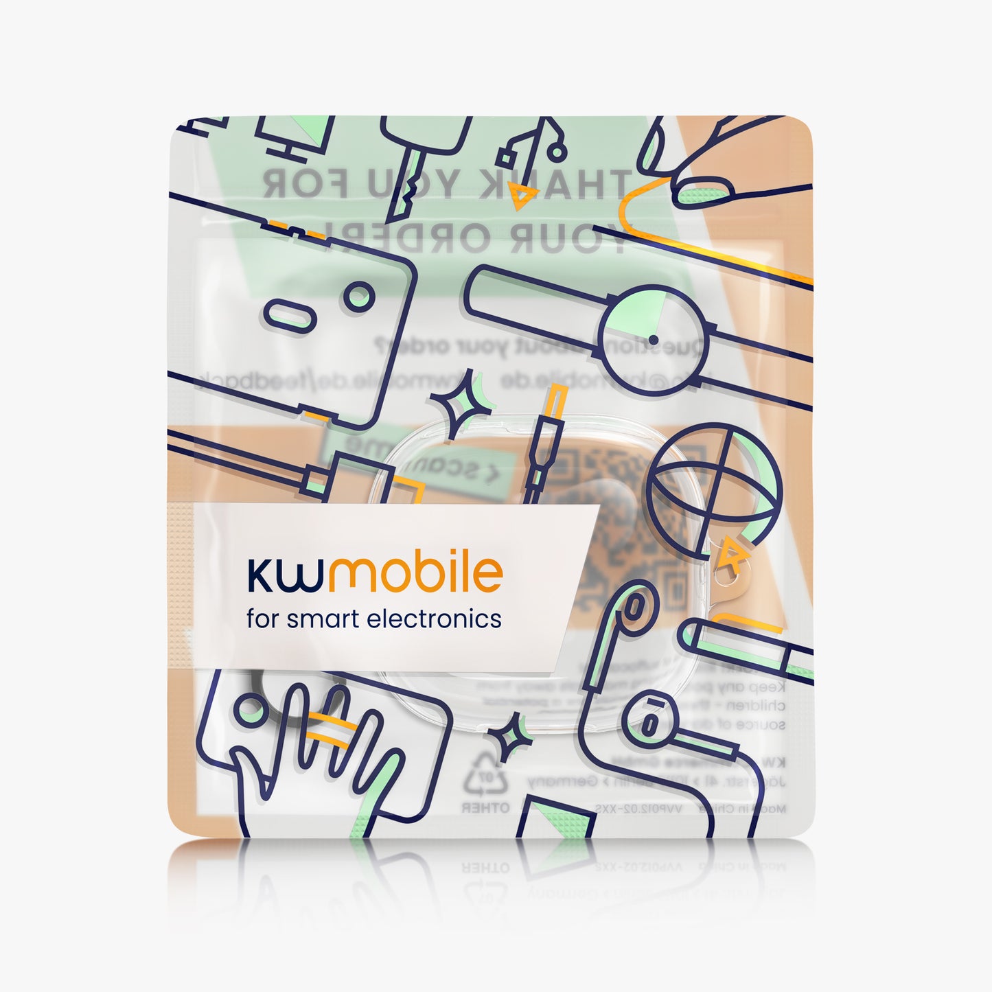 kwmobile Case for Anker soundcore P40i Protective Cover Headphone Case