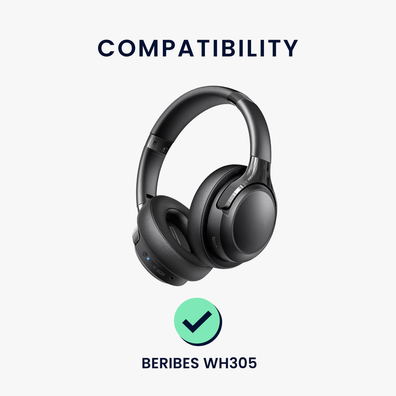kwmobile Ear Pads for BERIBES WH305 Earpads Replacement Headphone Spare Parts Headphone Replacement Pads Over Ear Headphones