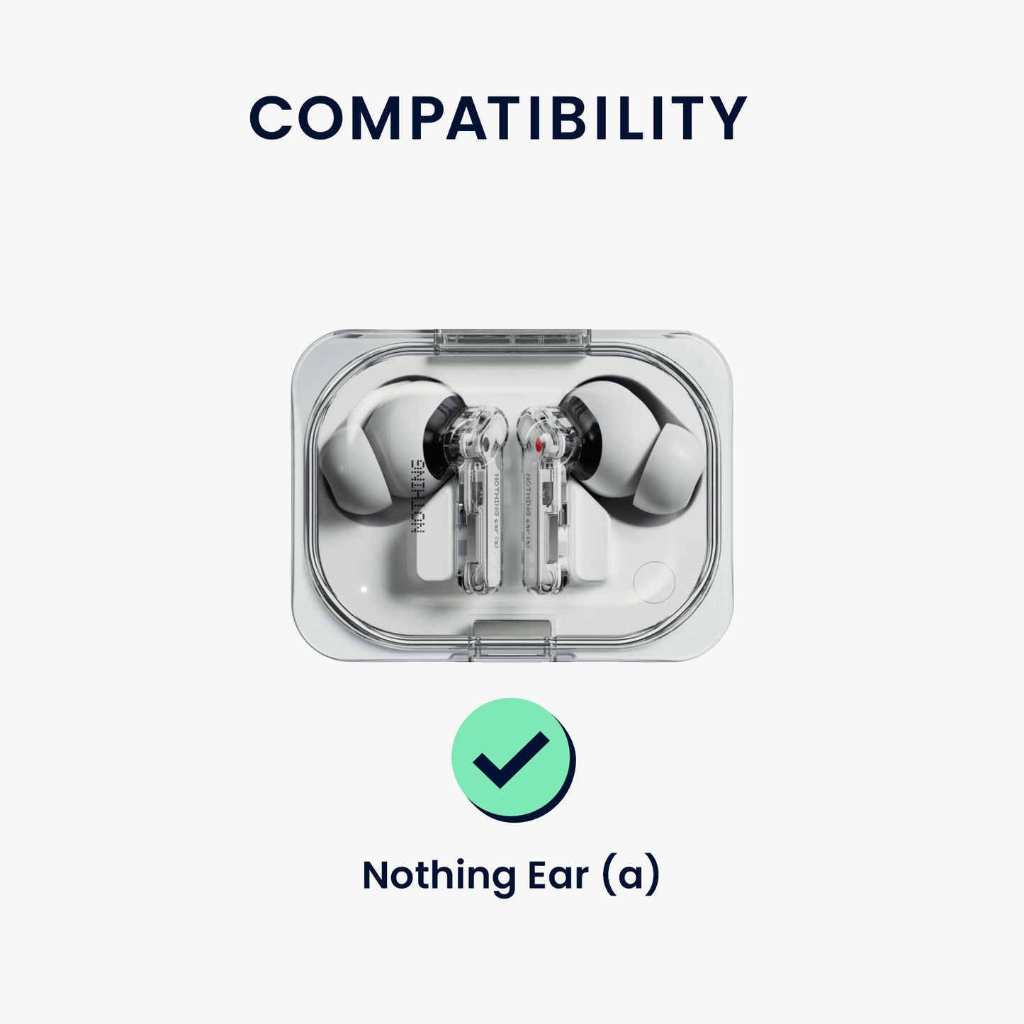 kwmobile Case Compatible with CMF by Nothing Nothing Ear (a) Headphones