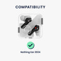 kwmobile Case Compatible with CMF by Nothing Nothing Ear 2024 Headphone Protective Case Cover Pouch Protector