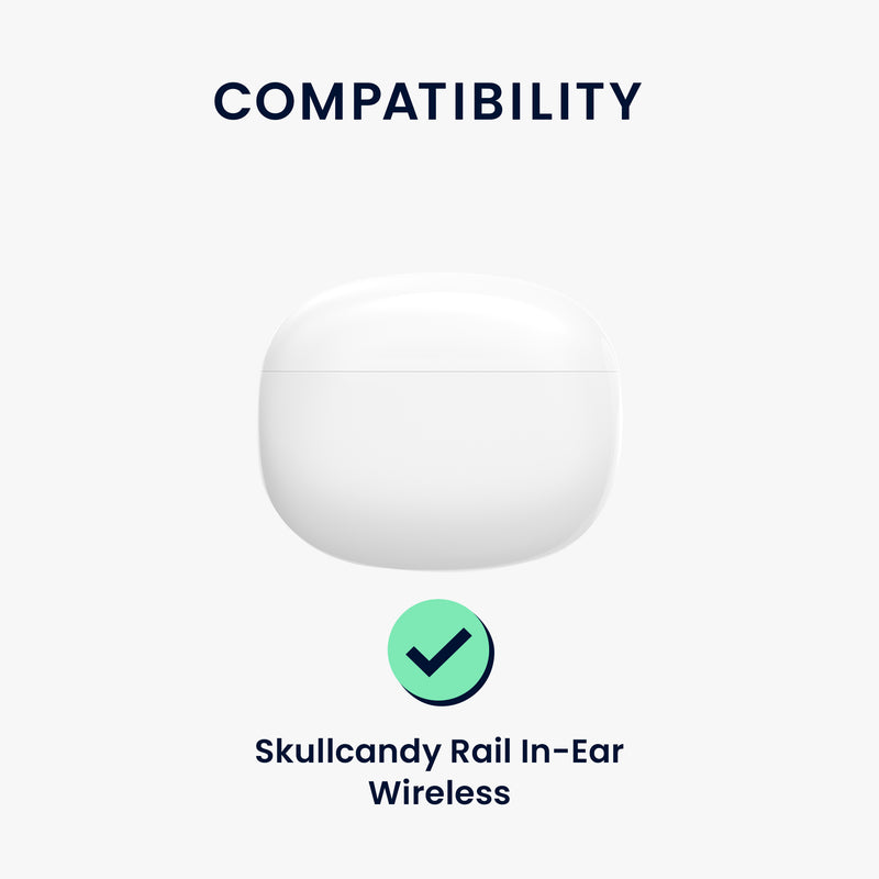 kwmobile Case compatible with Skullcandy Rail In-Ear Wireless Headphones