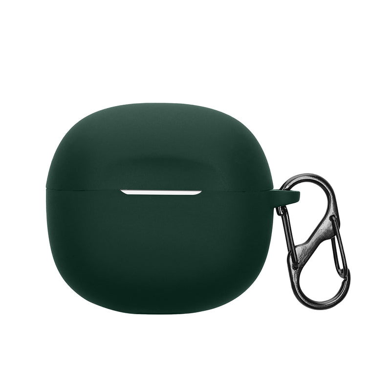 kwmobile Hülle kompatibel mit Skullcandy Rail In-Ear Wireless Kopfhörer - Silikon Schutzhülle Etui Case Cover Schoner in Dunkelgrün Dunkelgrün  