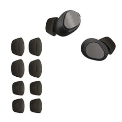 kwmobile Ersatzpolster kompatibel mit Jabra Elite 10 / E10 - 4 Größen - Ersatz Ohrstöpsel In-Ear Kopfhörer - Polster