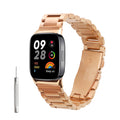kwmobile Edelstahl Uhrenarmband kompatibel mit Xiaomi Smart Band 8 Pro / Band 9 Pro / Redmi Watch 5 / Redmi Watch 4 Ersatz Armband - Ersatzarmband für Smartwatch - 14 - 22 cm Innenmaße - Rosegold Rosegold  [dsg02]