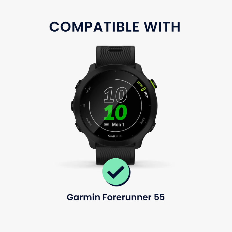 kwmobile Watch Strap for Garmin Forerunner 55 Strap Replacement Band for Fitness Tracker Interchangeable Strap Smartwatch