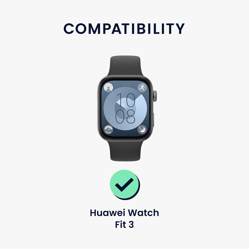 kwmobile Screen Protector compatible with Huawei Watch Fit 3 / Fit 4 Film Screen Protector for Fitness Tracker Robust Screen Protection