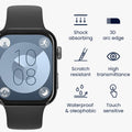 kwmobile Screen Protector compatible with Huawei Watch Fit 3 / Fit 4 Film Screen Protector for Fitness Tracker Robust Screen Protection
