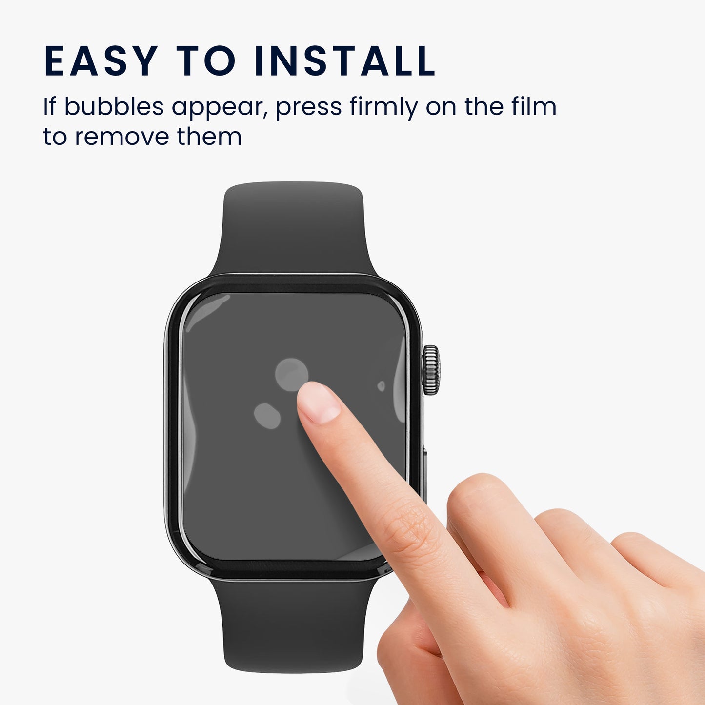 kwmobile Screen Protector compatible with Huawei Watch Fit 3 / Fit 4 Film Screen Protector for Fitness Tracker Robust Screen Protection