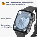 kwmobile Screen Protector compatible with Huawei Watch Fit 3 / Fit 4 Film Screen Protector for Fitness Tracker Robust Screen Protection