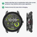 kwmobile Glass Case for Ticwatch Pro 5 Protective Case Full Body Fitness Tracker Case Set