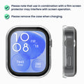 kwmobile Glass Case for Huawei Watch Fit 3 Protective Full Body Fitness Tracker Case Set