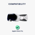 kwmobile VR Mask compatible with Apple Vision Pro Cover against Sweat and Dirt