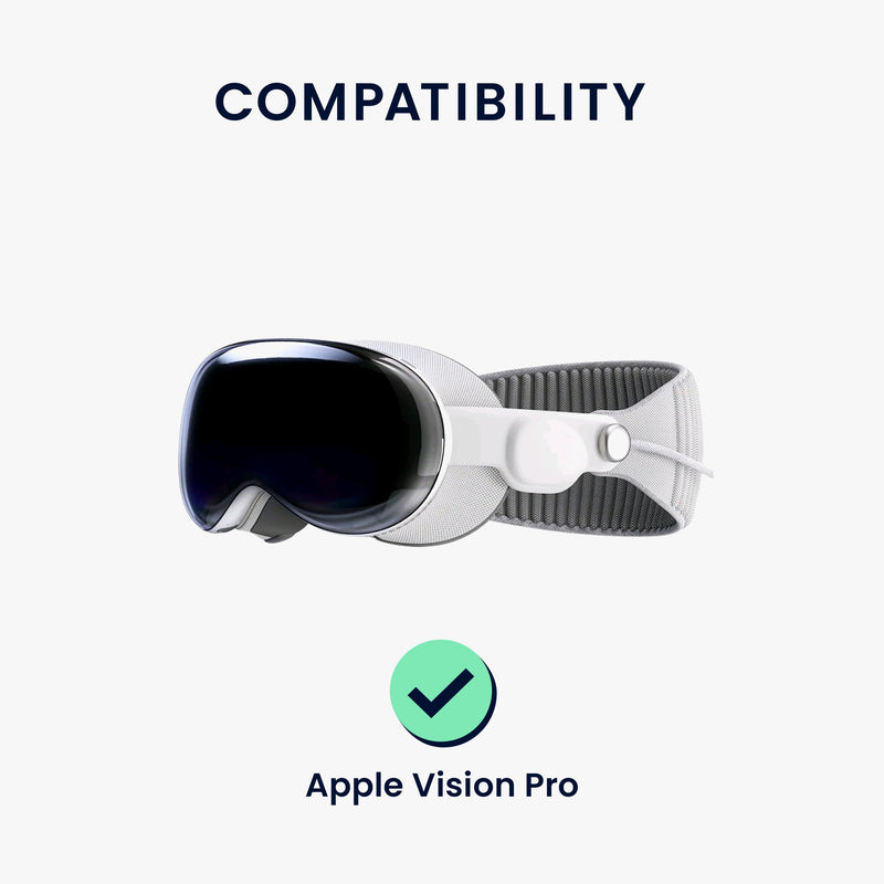 kwmobile VR Mask compatible with Apple Vision Pro Cover against Sweat and Dirt