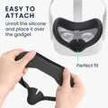 kwmobile VR Mask compatible with Apple Vision Pro Cover against Sweat and Dirt