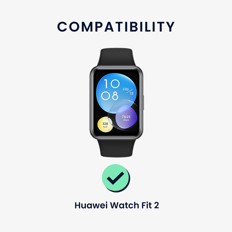kwmobile Replacement Strap Compatible with Huawei Watch Fit 2 Fitness Tracker Strap Inner Dimensions 14 - 22 cm