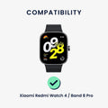 kwmobile Replacement Strap Compatible with Xiaomi Smart Band 8 Pro / Band 9 Pro / Redmi Watch 5 / Redmi Watch 4 Fitness Tracker Strap - 14 - 22 cm Inner Dimensions