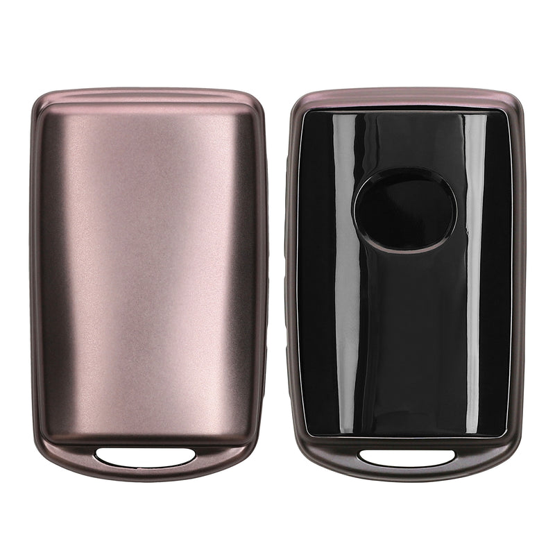 kwmobile Autoschlüssel Hülle kompatibel mit Mazda 3-Tasten CX30 CX50 CX60 CX90 MX-30 - Schlüsselhülle Silikon Cover - Schwarz matt Schwarz Schwarz matt  [dsg03]