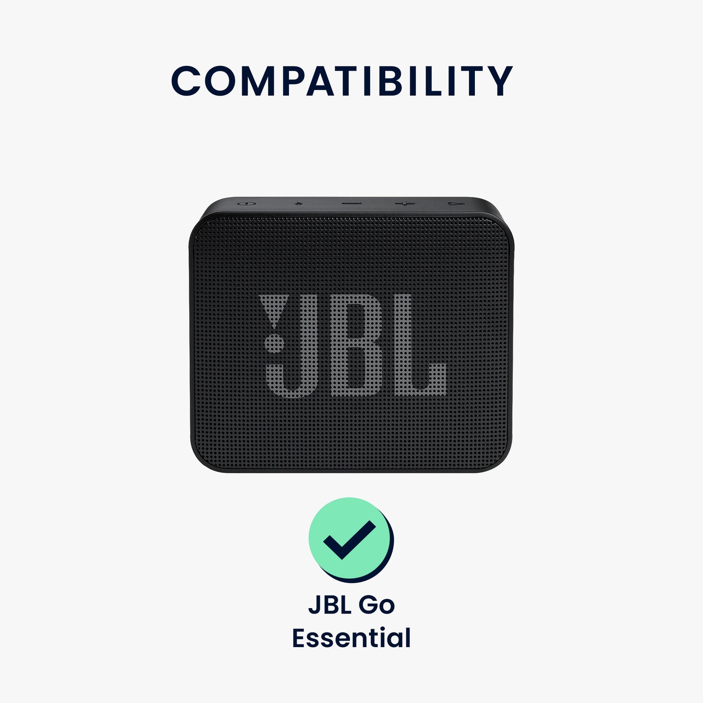kwmobile Case Compatible with JBL Go Essential Protective Case for Mini Speaker Cover Bluetooth Speaker
