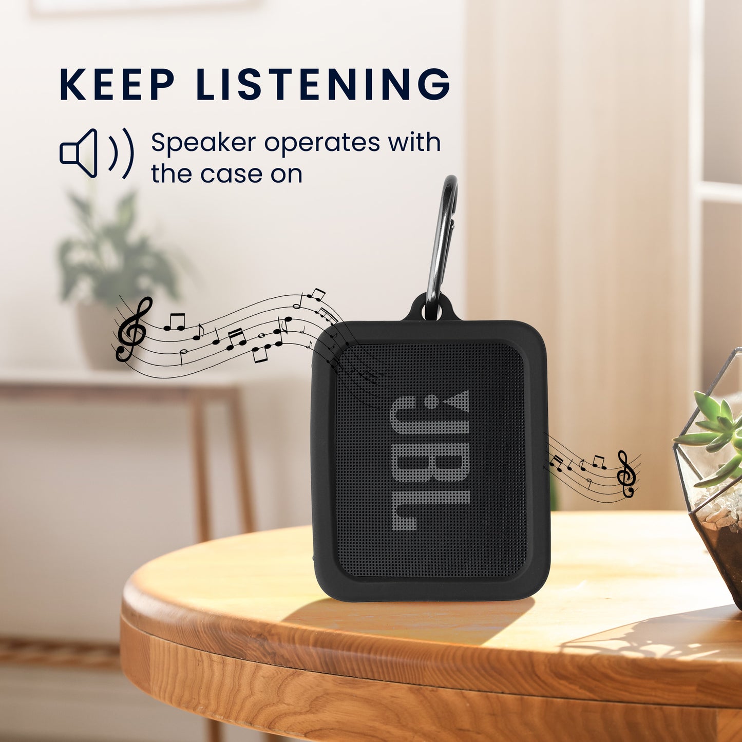 kwmobile Case Compatible with JBL Go Essential Protective Case for Mini Speaker Cover Bluetooth Speaker