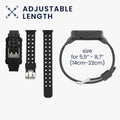 kwmobile Sports Bracelet compatible with Huawei Band 9 / Band 8 7 6 Pro / Honor Band 7 6 with Protective Bumper
