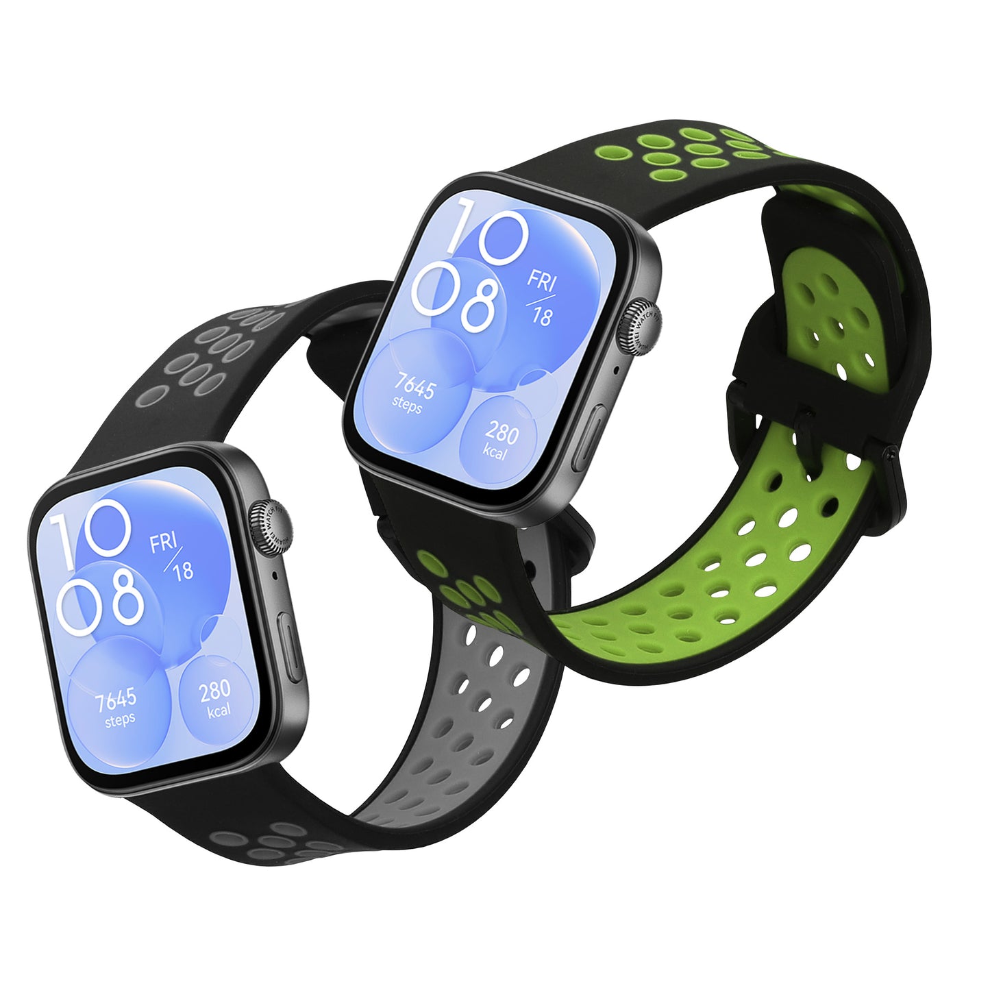 kwmobile Watch Strap for Huawei Watch Fit 3 Strap Fitness Tracker Band Set Replacement Strap Smartwatch
