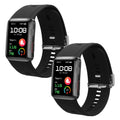 kwmobile Silikon Uhrenarmband für Huawei Watch D Armband - Ersatzarmband für Fitnesstracker - Wechselarmband Smartwatch - Schwarz Schwarz  