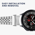kwmobile Adapter with 22mm Width compatible with OnePlus Watch 2 / OPPO Watch X Watch Strap - Smartwatch Band Connector Adapter Set