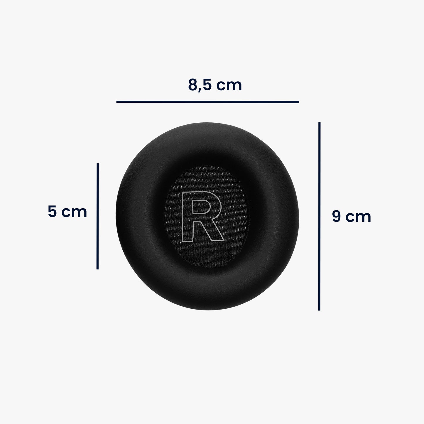 kwmobile Ear Pads for Beoplay H4 / H6 / H7 / H9 / H9i / HX / H9 Gen3 Ear Cushions Replacement Earpads Headphone Spare Parts Headphone Replacement Pads for Over Ear Headphones