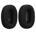 kwmobile 2x Mesh Polyester Ohr Polster für JBL LIVE 650BTNC / 660BTNC Ohrpolster - Ersatz Ohrpolster - Kopfhörer Ersatzteile - Kopfhörer Ersatzpolster für Over Ear Headphones Schwarz  