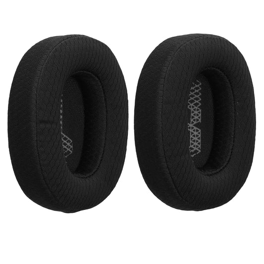 kwmobile 2x Mesh Polyester Ohr Polster für JBL LIVE 650BTNC / 660BTNC Ohrpolster - Ersatz Ohrpolster - Kopfhörer Ersatzteile - Kopfhörer Ersatzpolster für Over Ear Headphones Schwarz  