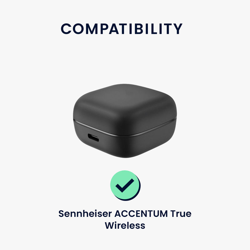 kwmobile Case compatible with Sennheiser ACCENTUM True Wireless Headphones
