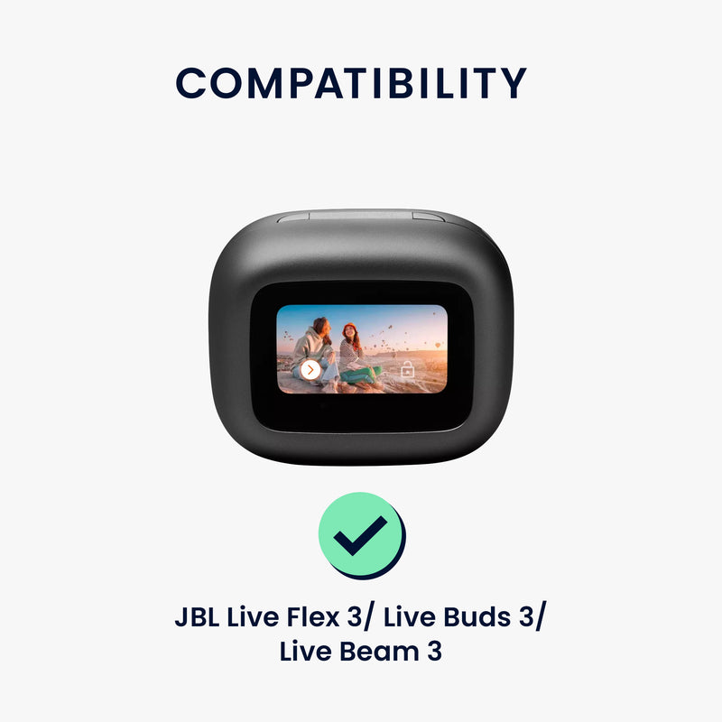kwmobile Case compatible with JBL Live Flex 3 / Live Buds 3 / Live Beam 3 Headphones