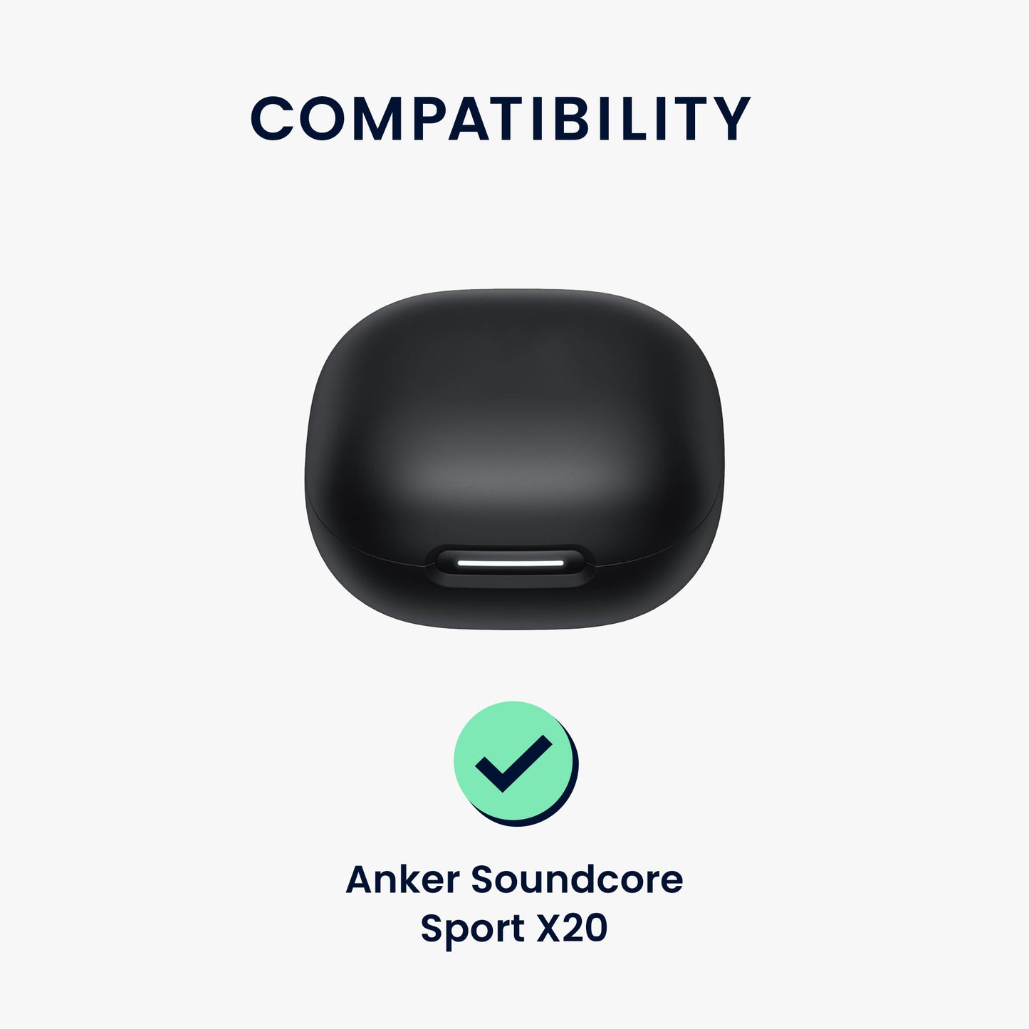 kwmobile Case compatible with Anker Soundcore Sport X20 Headphones