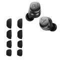 kwmobile Replacement Ear Pads compatible with Sennheiser MOMENTUM True Wireless 4 - 4 Sizes - Earplugs In-Ear Headphones - Earpads