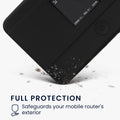 kwmobile Case Compatible with TP Link M7350 4G Case - Bag for Mobile Wi-Fi Router - Mobile Hotspot Cover - Wi-Fi Accessory