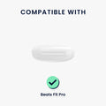 kwmobile Headphone Case compatible with Beats Fit Pro Case In-Ear Headphones Case in Aramid Look