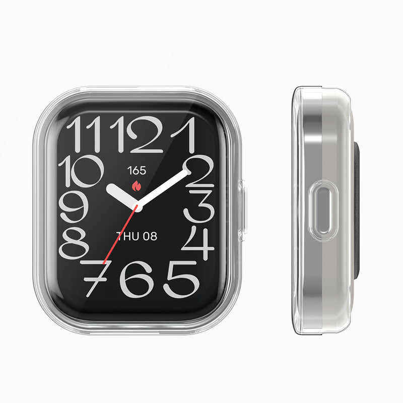 kwmobile Case for 22mm Amazfit Bip 6 / Bip 5 Unity / Bip 5 / GTS 3 / Balance 2 / Helio Strap Protective Case - Full Body Display Cover Set