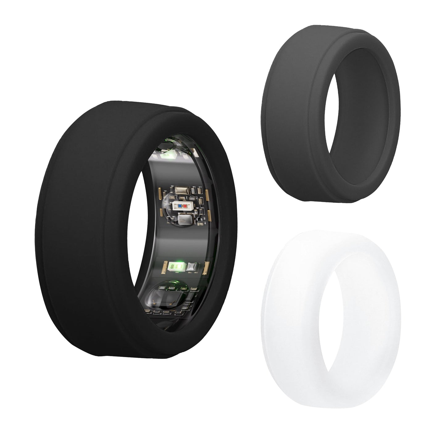 kwmobile Smart Ring Protector Compatible with Oura Ring Gen 3 Case Protective Cover