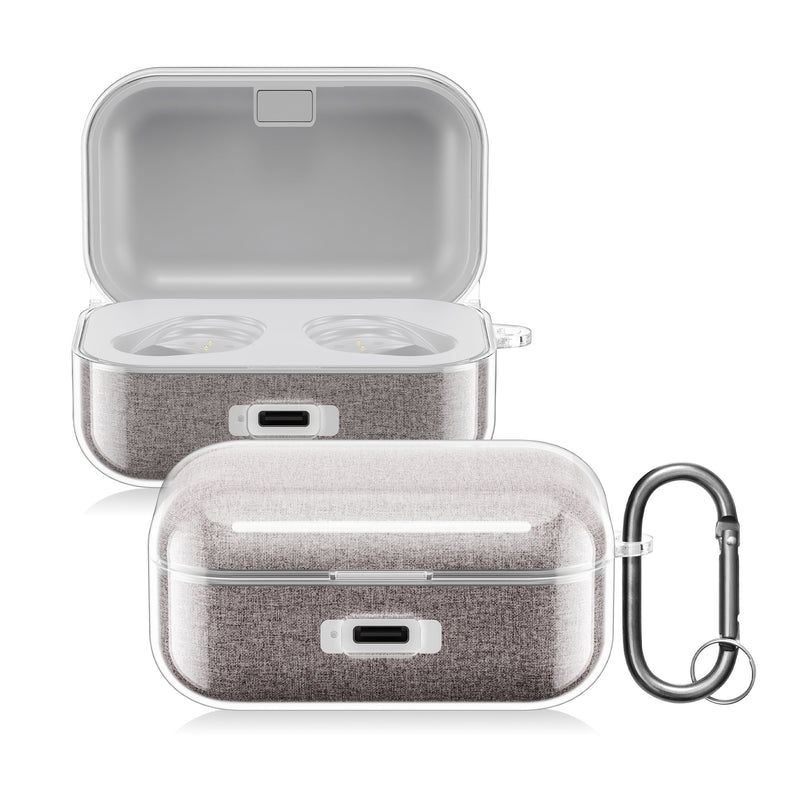 kwmobile Hülle kompatibel mit Sennheiser MOMENTUM True Wireless 4 - Hardcover Schutzhülle Etui Case Cover Kopfhörer - Transparent Transparent  